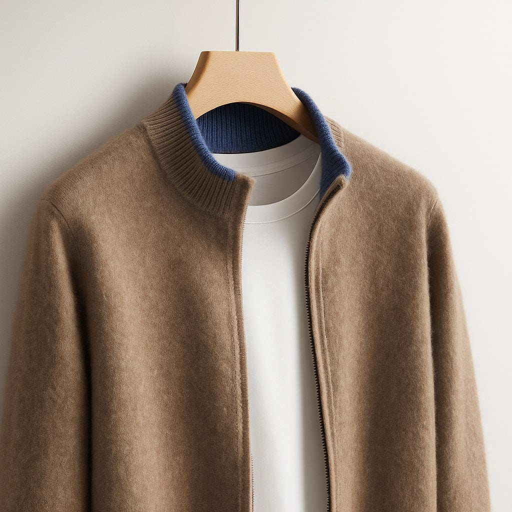 Alessio Zip Cardigan